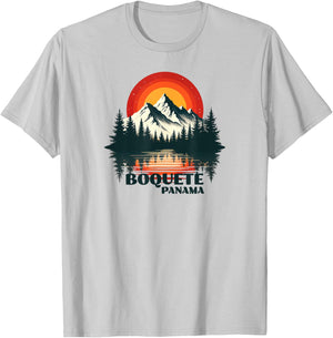 Boquete Panama Scenic Mountain Adventure Outdoor Design T-Shirt - T-Shirt | Ash