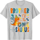 Brother of The One-A-Saurus 1st Birthday Boy Dinosaur T-Shirt - T-Shirt | Ash