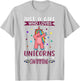 Just A Girl Who Loves Unicorns And Swimming Unicorn T-Shirt - T-Shirt | Ash