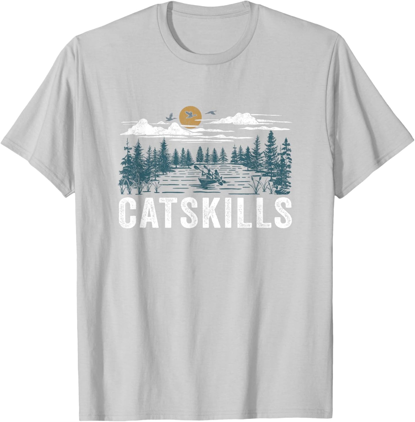 Catskills New York T-Shirt - T-Shirt | Ash