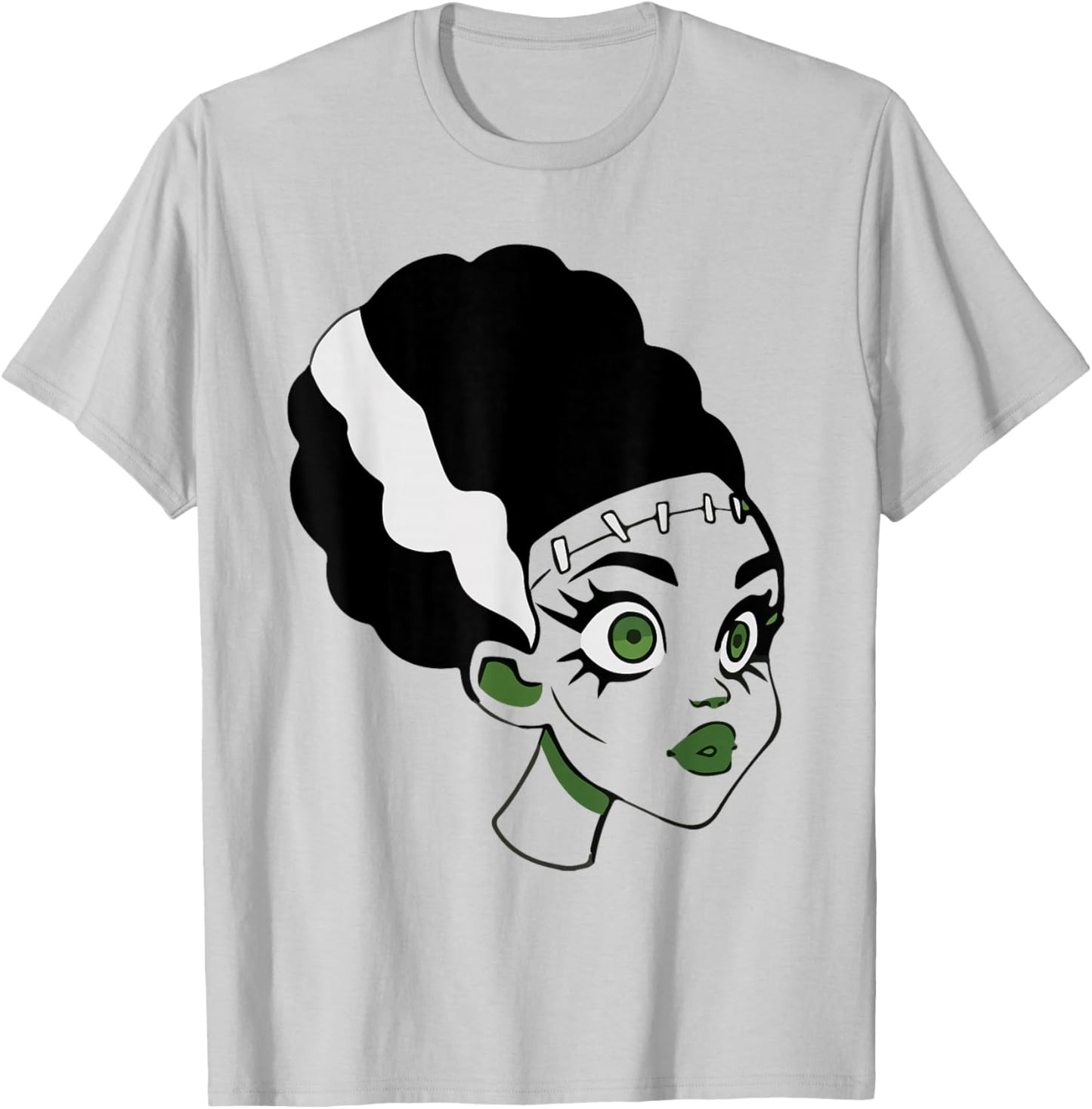 Frankenstein's Bride Monster Halloween Costume T-Shirt - T-Shirt | Ash