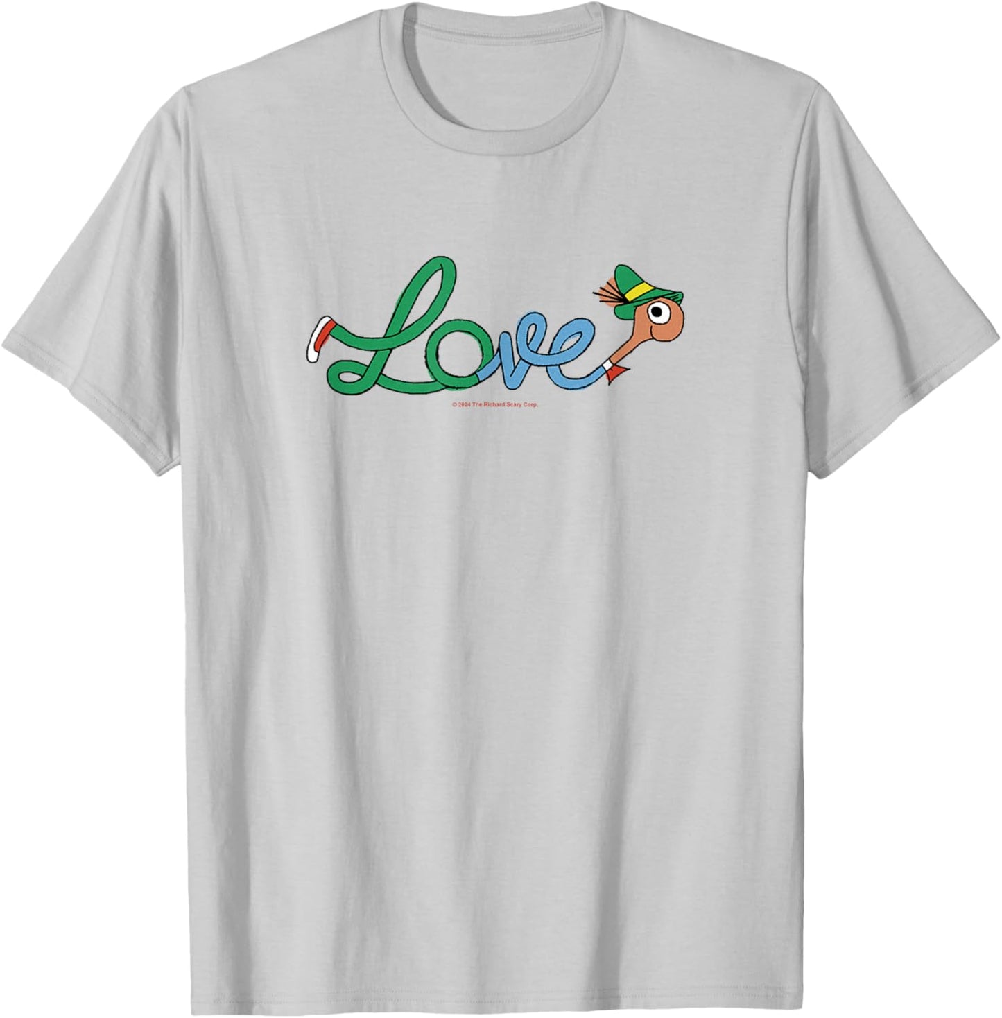 Richard Scarry Love T-Shirt - T-Shirt | Ash