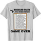 Bachelor Party Checklist Funny Challenge for Grooms T-Shirt - T-Shirt | Ash