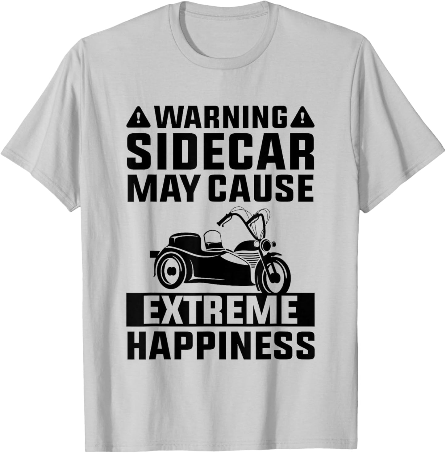 Sidecar Motorcycle Motorcyclist Bike Motorbike Sidecar Rider T-Shirt - T-Shirt | Ash