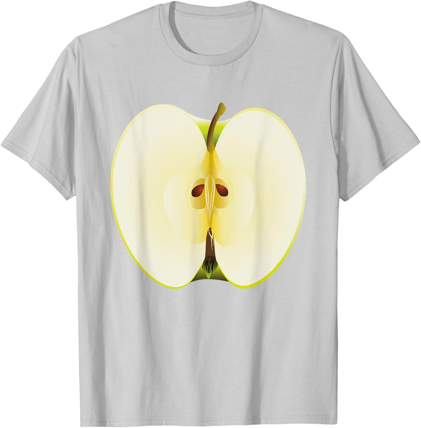Green Apple Shirt Adult Men Women Kids Apple Costume T-Shirt - T-Shirt | Ash