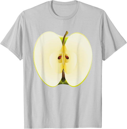 Green Apple Shirt Adult Men Women Kids Apple Costume T-Shirt - T-Shirt | Ash