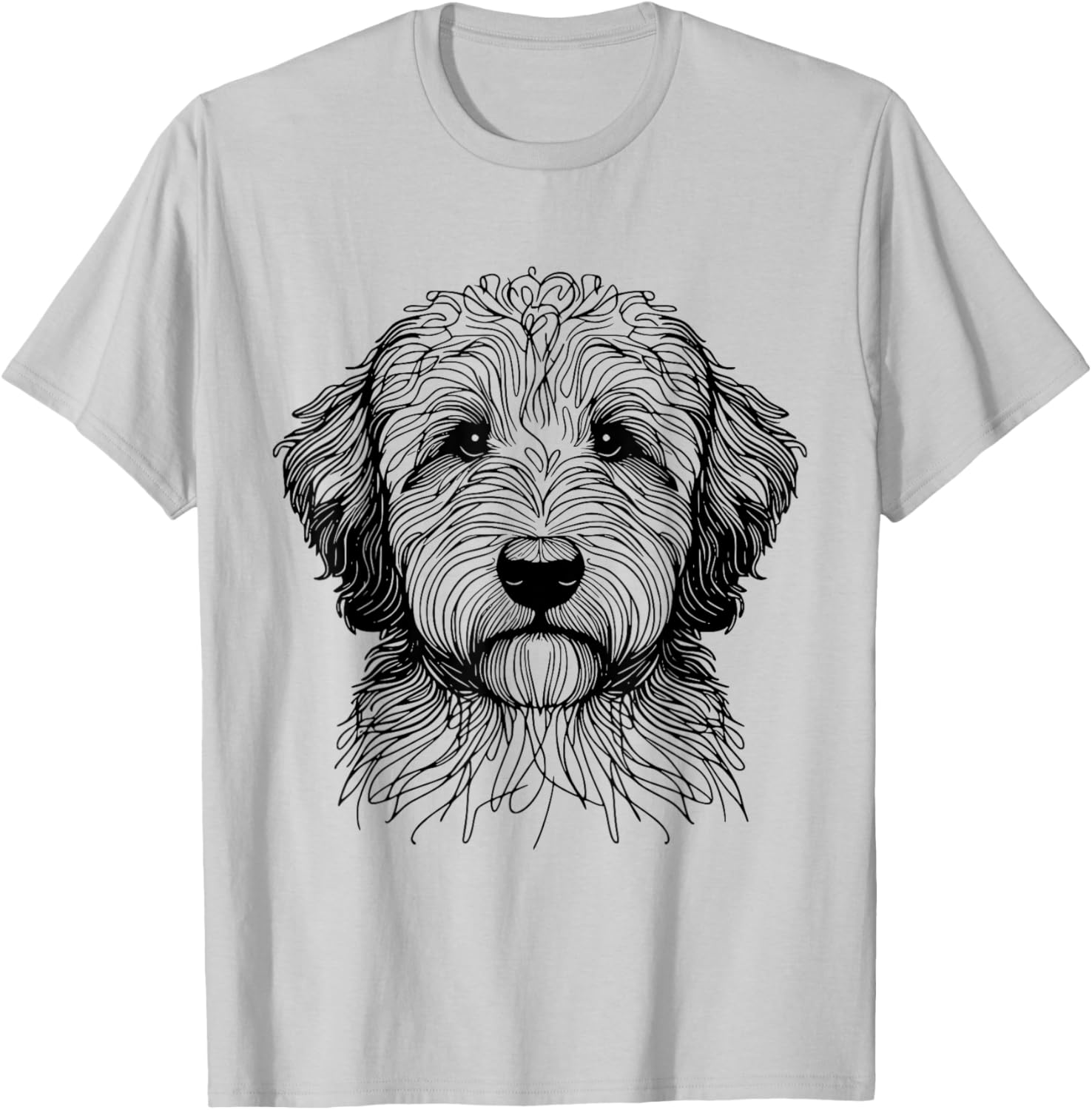 Dog Fingerprint - Aussiedoodle Dad Mom Women T-Shirt - T-Shirt | Ash