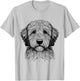 Dog Fingerprint - Aussiedoodle Dad Mom Women T-Shirt - T-Shirt | Ash