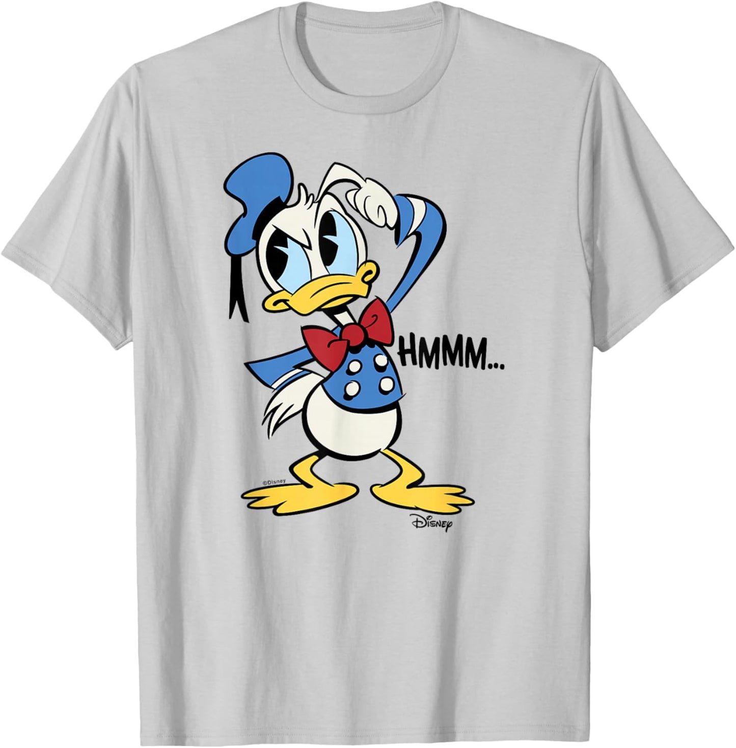 Donald Duck - Hmmm Donald T-Shirt - T-Shirt | Ash