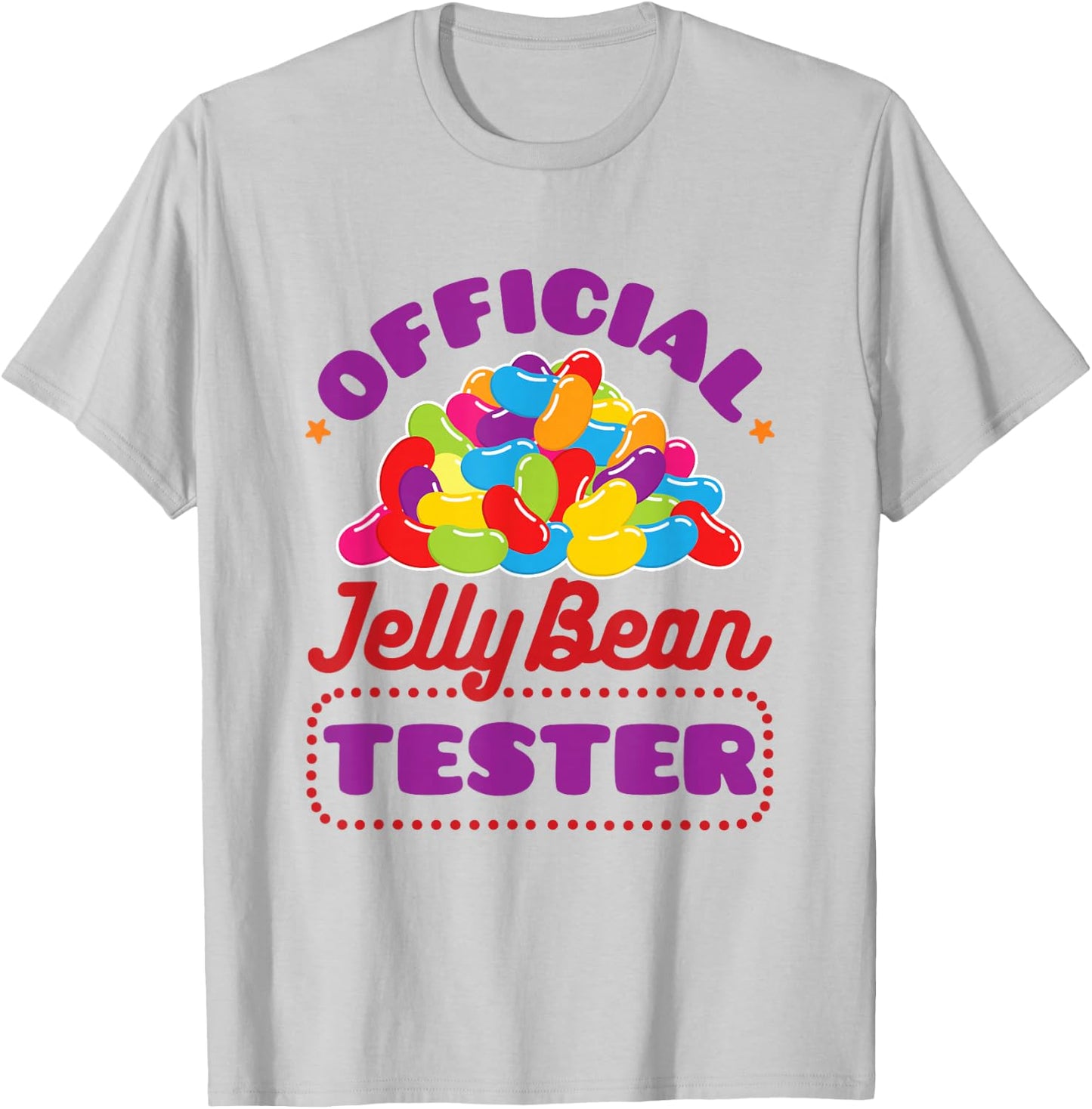 Easter Candy Cute Jellybeans Jelly Bean Tester T-Shirt - T-Shirt | Ash