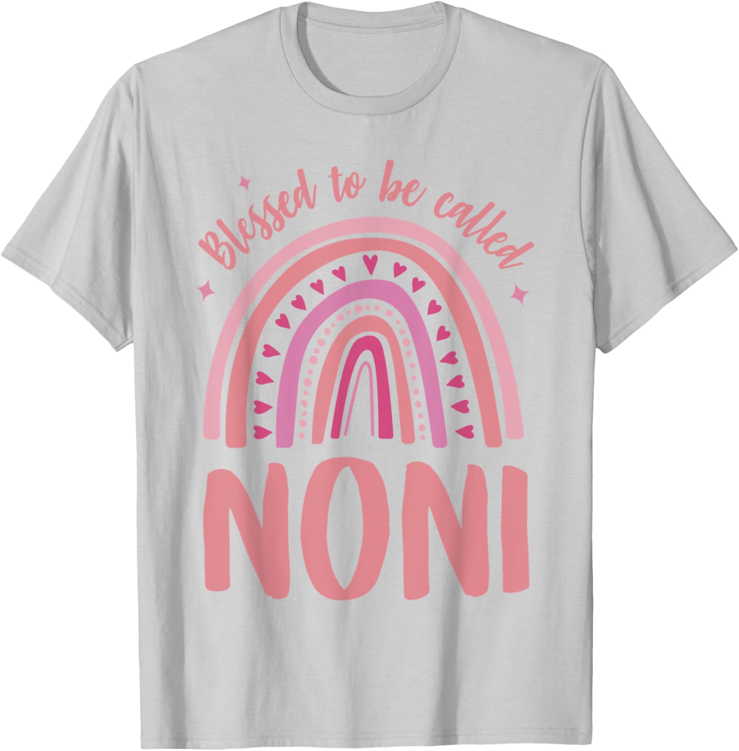 Noni Grandma Blessed to be called Noni T-Shirt - T-Shirt | Ash