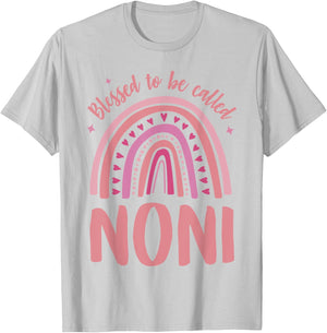 Noni Grandma Blessed to be called Noni T-Shirt - T-Shirt | Ash
