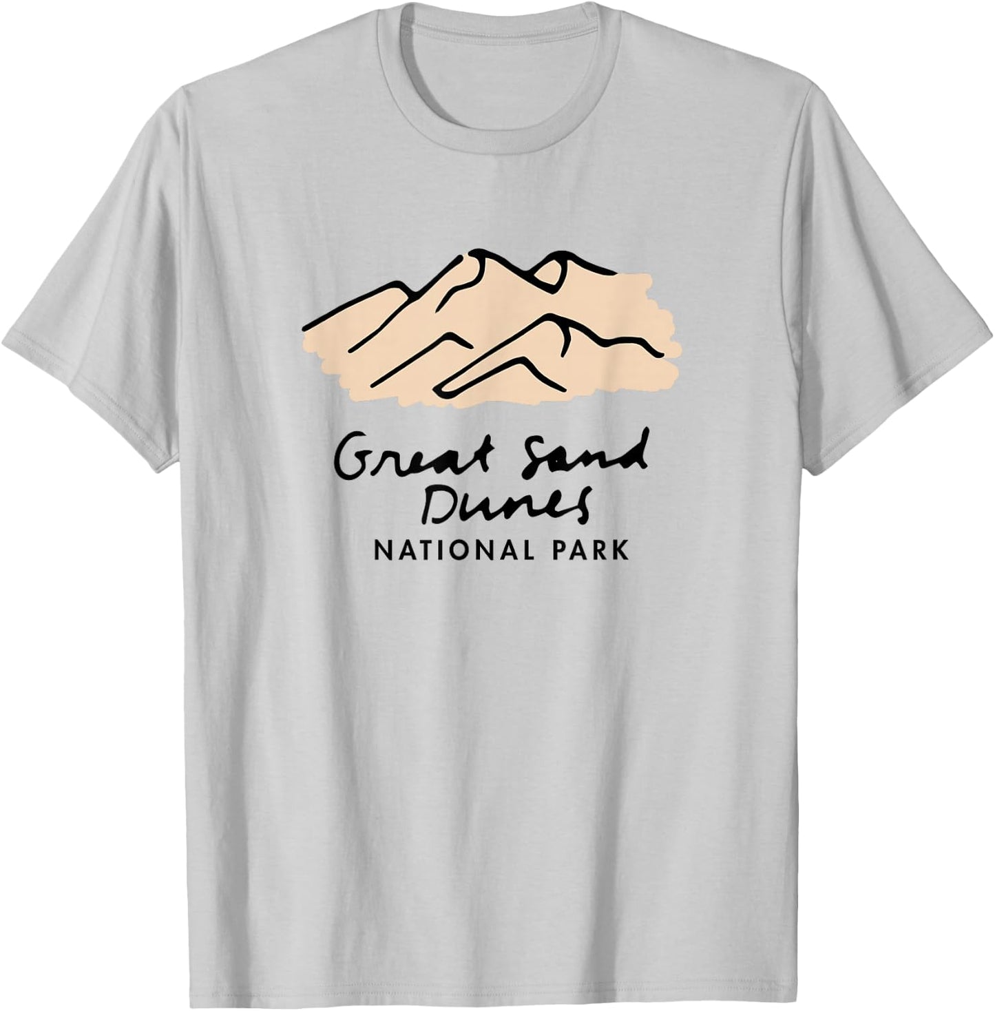 Family Vacation - Retro Great Sand Dunes National Park T-Shirt - T-Shirt | Ash