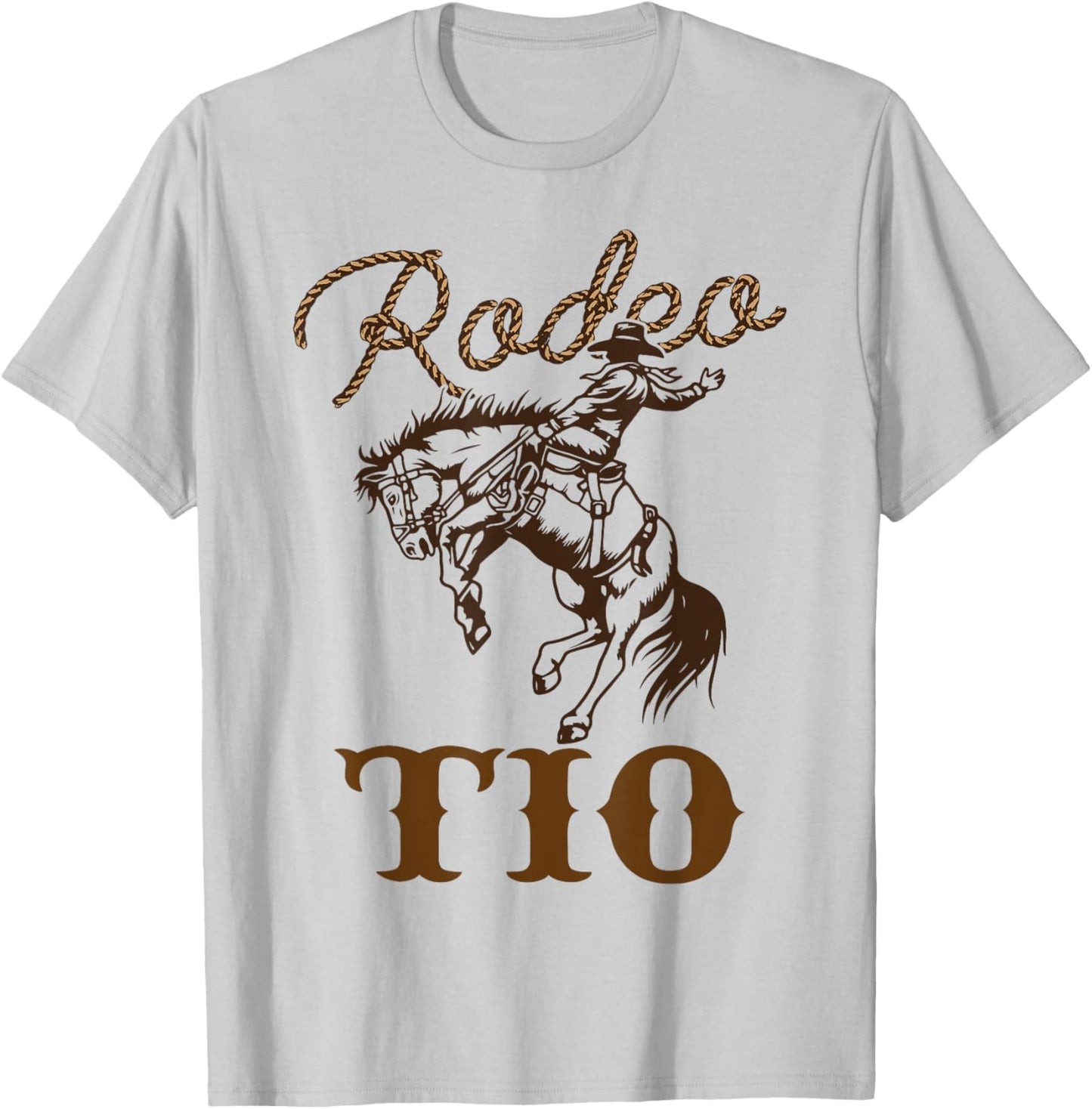 Tio Birthday Cowboy Cowgirl Western Rodeo Uncle Bday Party T-Shirt - T-Shirt | Ash