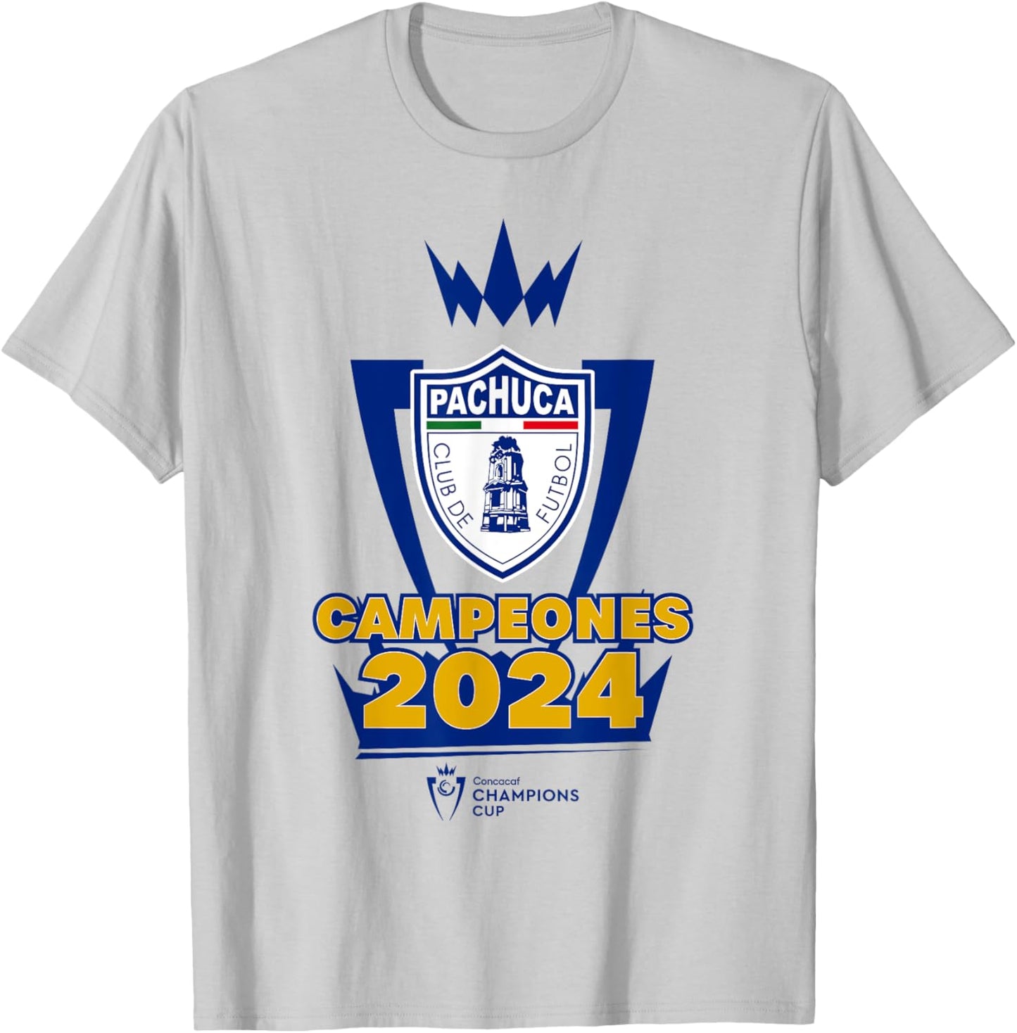 Pachuca Champions! - Concacaf Champions League T-Shirt - T-Shirt | Ash