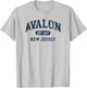 Vintage Avalon New Jersey Retro Preppy Throwback T-Shirt - T-Shirt | Ash