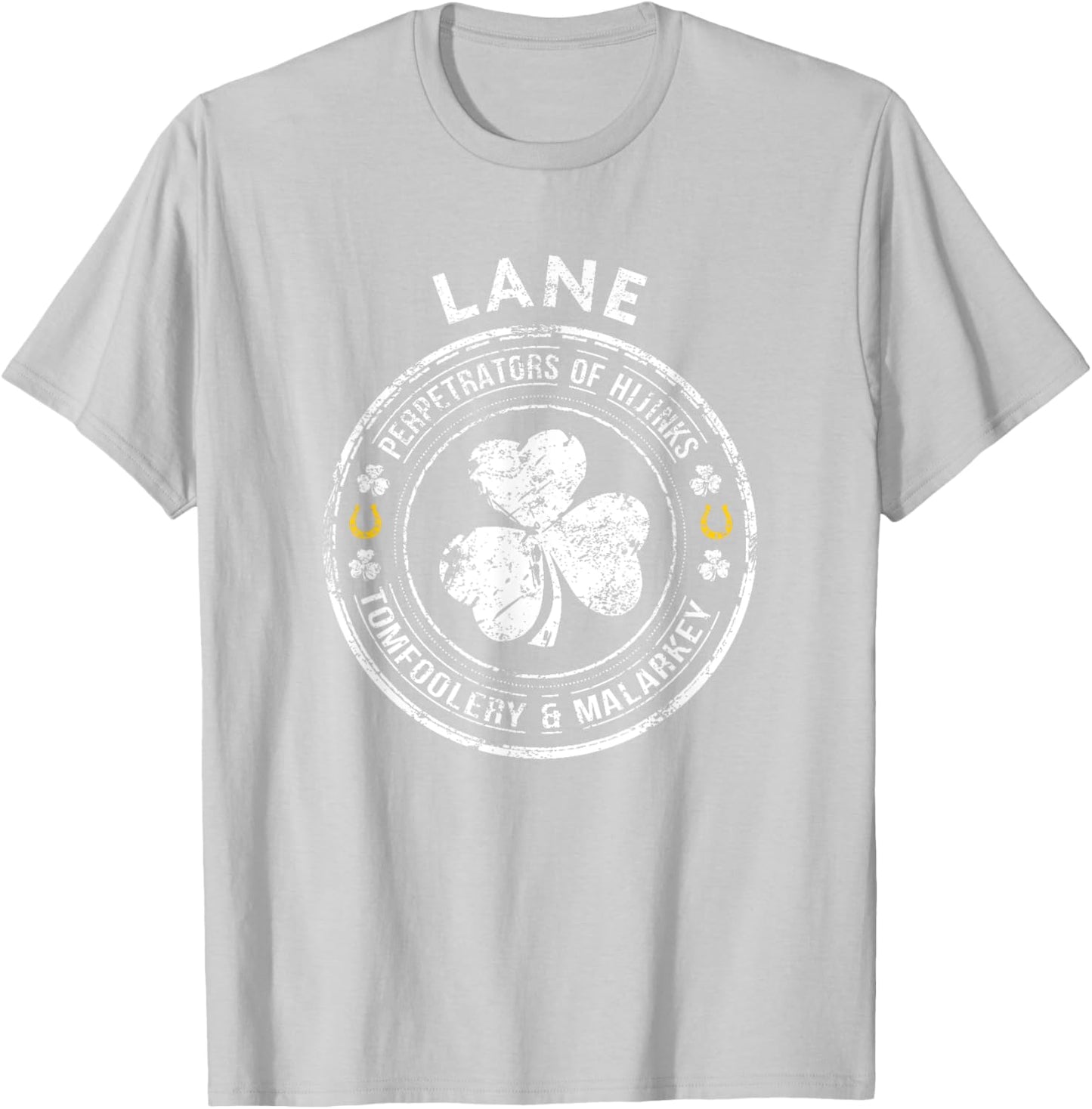 Lane Irish Family Name T-Shirt - T-Shirt | Ash