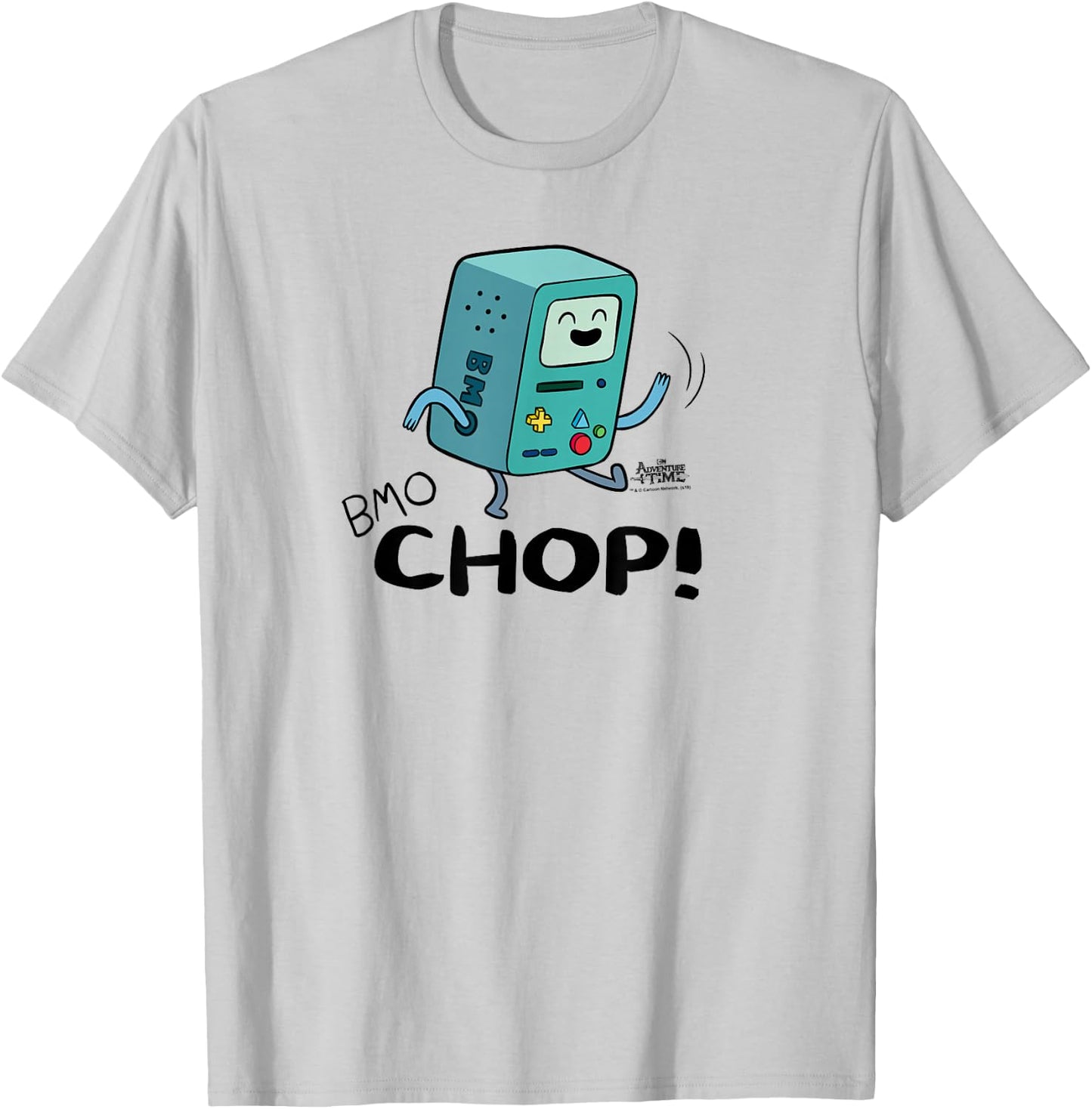 Adventure Time BMO Chop T-Shirt - T-Shirt | Ash