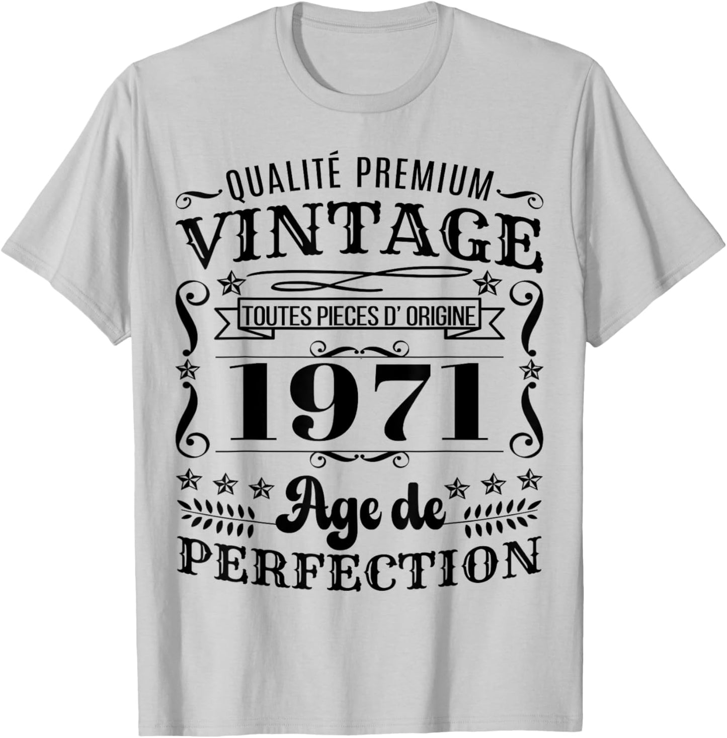 Vintage 1971 Édition Limitée Cadeau Année De Naissance 1971 T-Shirt - T-Shirt | Ash