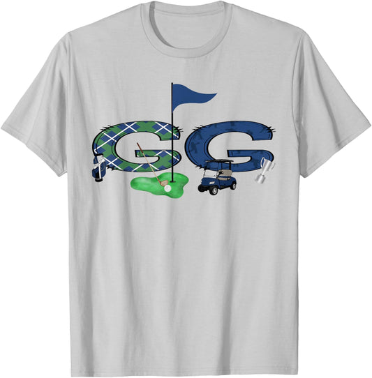GG Of The Birthday Boy Hole in One Golf Sport Matching T-Shirt - T-Shirt | Ash