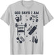 God Says I Am Gym Lover Men Women Christian T-Shirt - T-Shirt | Ash