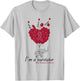 Elephant I'm a Survivor Heart Brain Aneurysm Awareness gift T-Shirt - T-Shirt | Ash