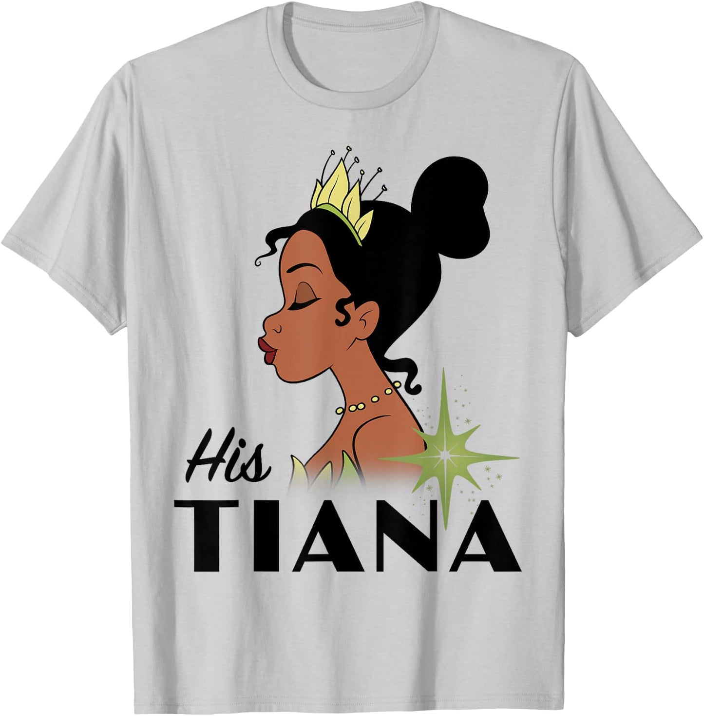 Disney Princess and The Frog His Tiana Graphic T-Shirt - T-Shirt | Ash
