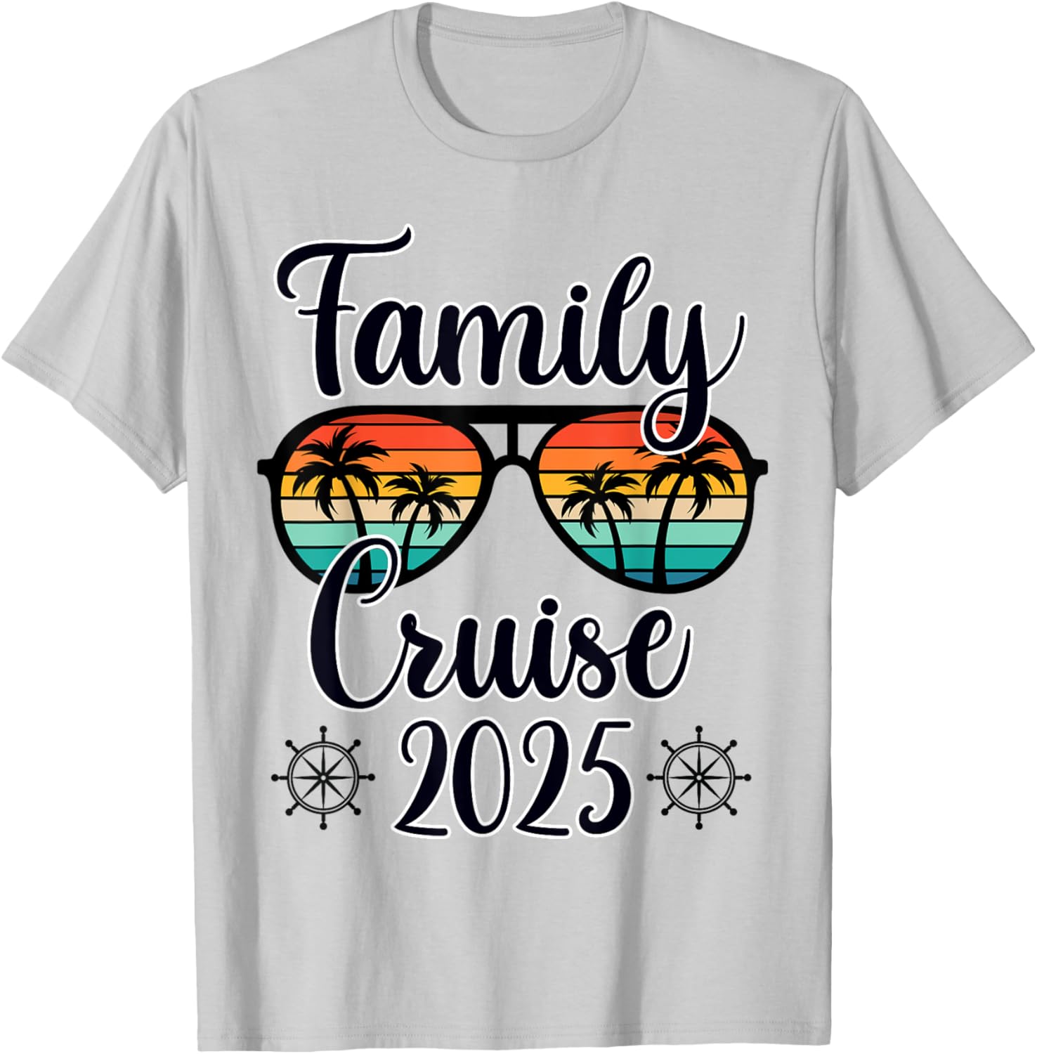 Family Cruise 2025 Summer Vacation Trip Matching Men Women T-Shirt - T-Shirt | Ash