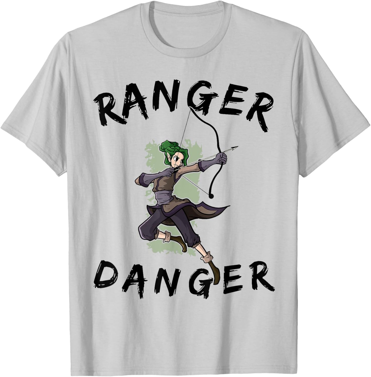 Ranger RPG Character Class Gift T-Shirt - T-Shirt | Ash