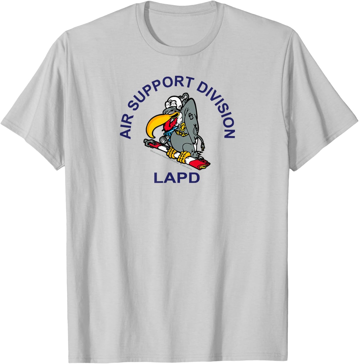 LAPD Air Support Division T-Shirt - T-Shirt | Ash