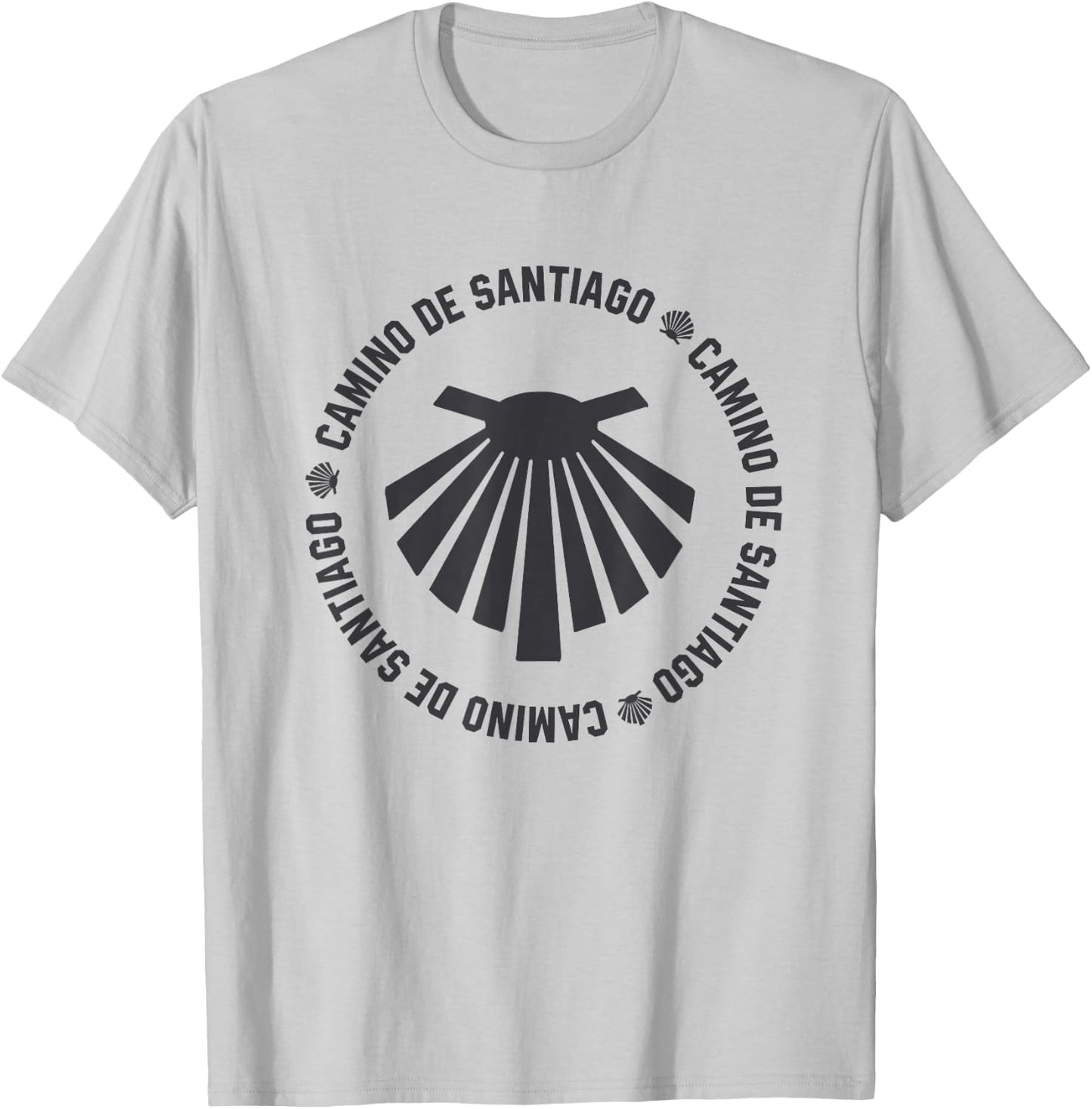 El Camino de Santiago Spain Compostela Wanderer Quotes T-Shirt - T-Shirt | Ash