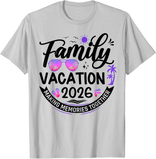Vacation 2026 T-Shirt - T-Shirt | Ash