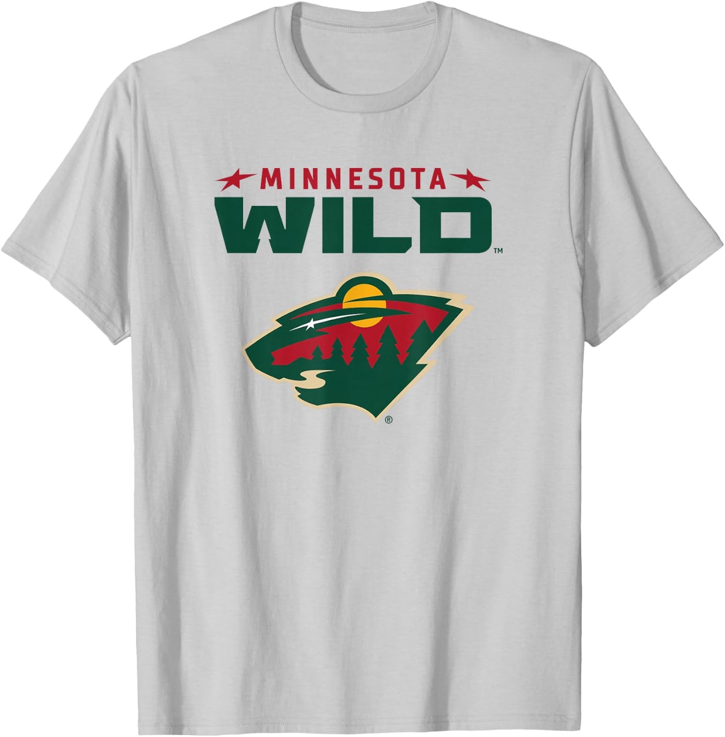 Minnesota Wild Power Play Gray Officially Licensed T-Shirt - T-Shirt | Ash