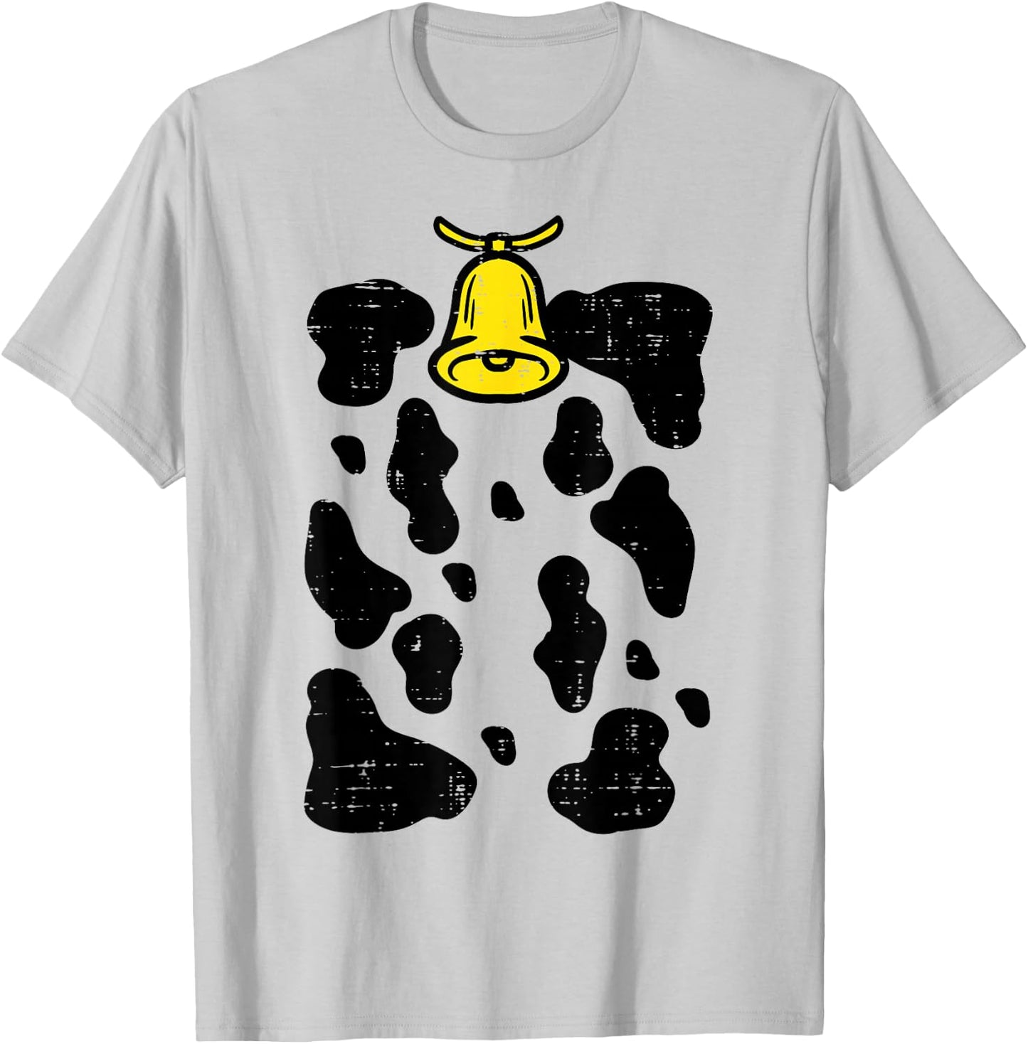 Cow Costume Funny Halloween Farm Animal Farmer Men Women Kid T-Shirt - T-Shirt | Ash