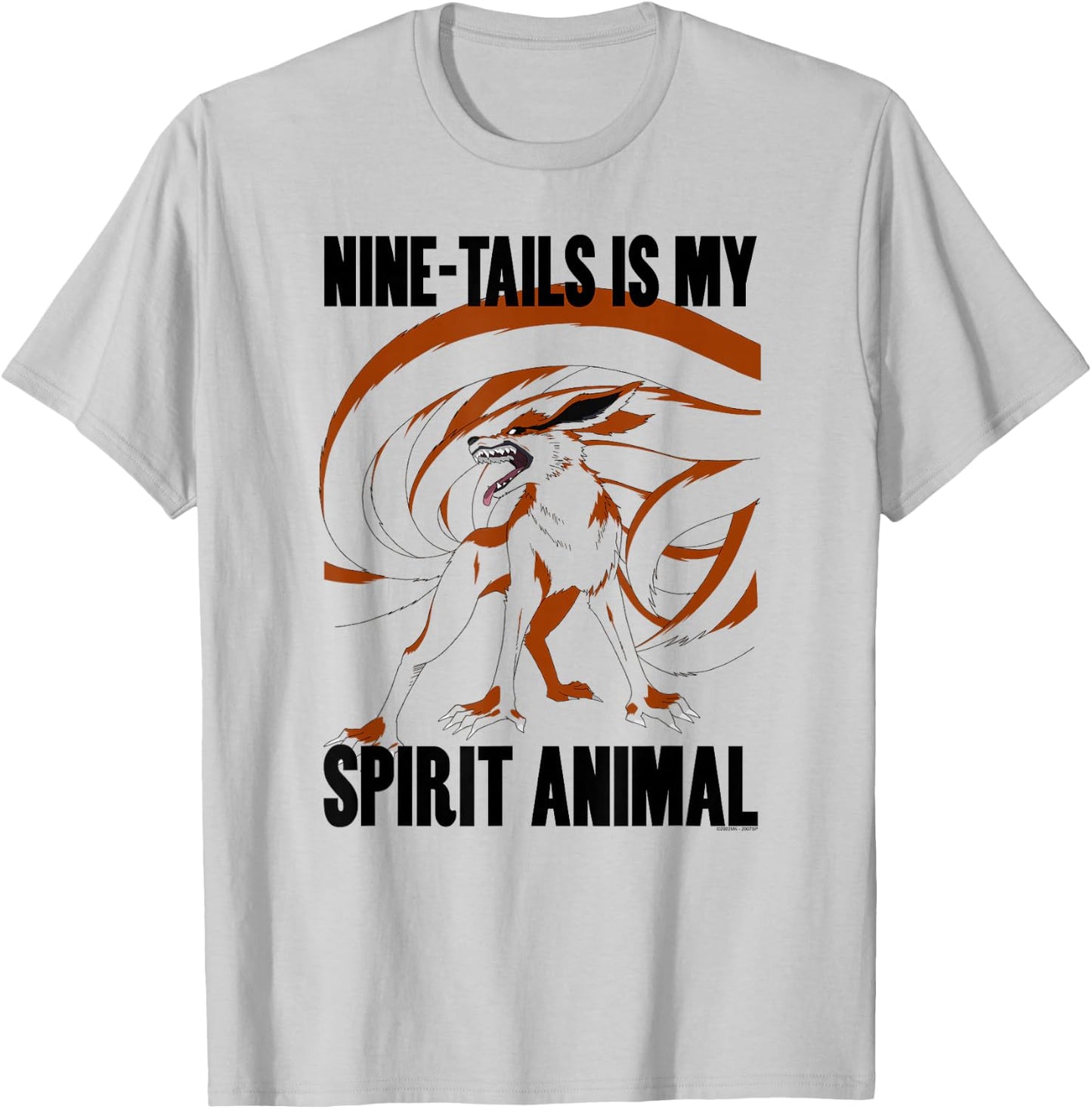 Naruto Shippuden Nine-Tails Is My Spirit Animal T-Shirt - T-Shirt | Ash