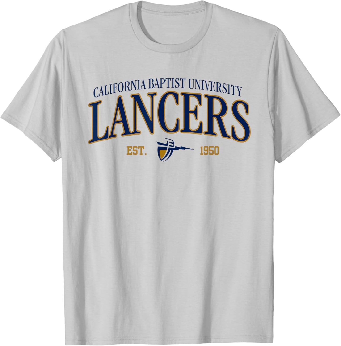 Cal Baptist Lancers | Official NCAA Merch | NCAFCBU05 T-Shirt - T-Shirt | Ash