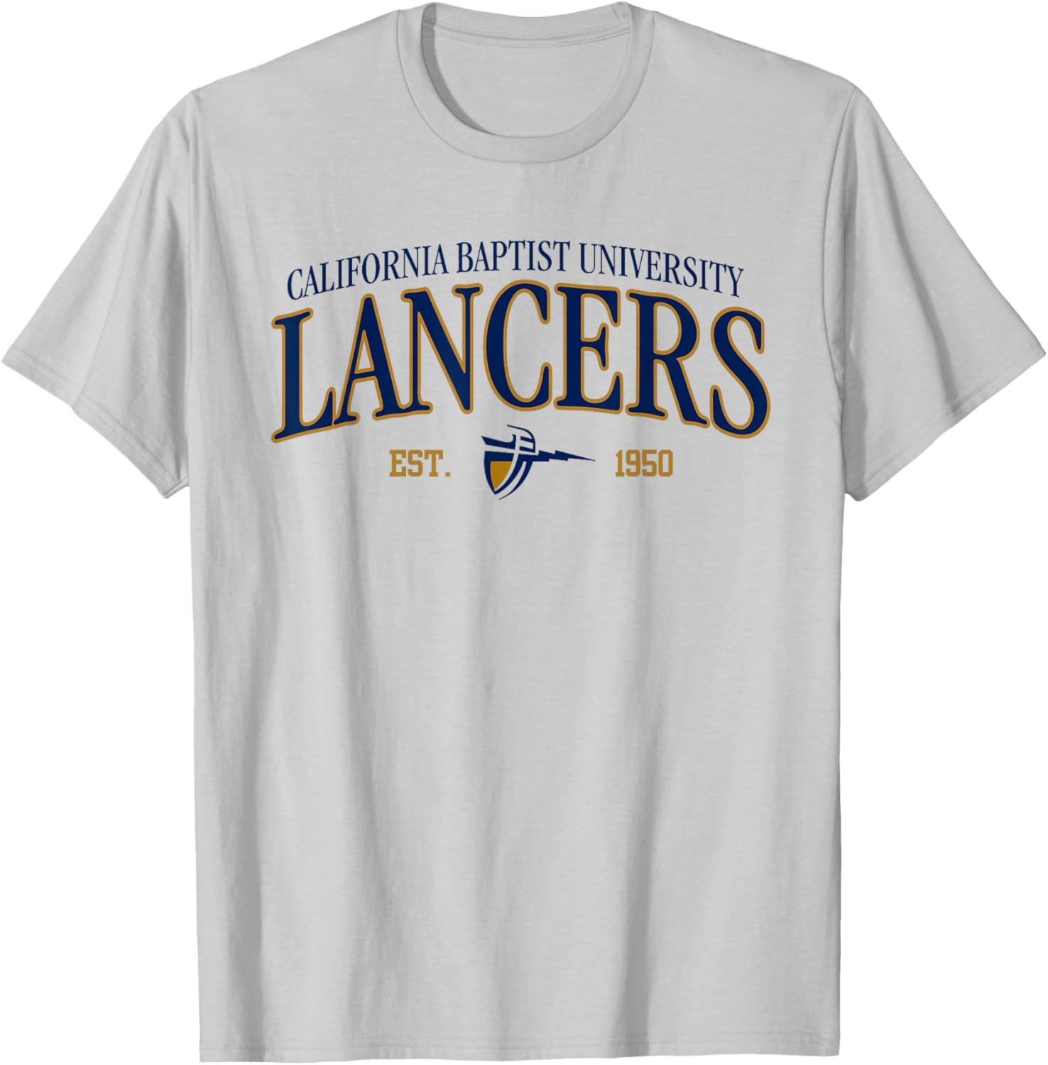 Cal Baptist Lancers | Official NCAA Merch | NCAFCBU05 T-Shirt - T-Shirt | Ash