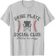 Home Plate Social Club Pitches Be Crazy Baseball T-Shirt - T-Shirt | Ash