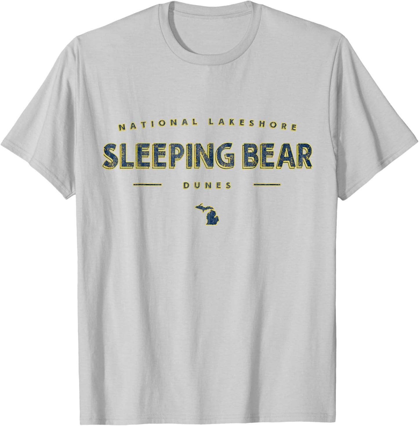 Sleeping Bear Dunes National Lakeshore Michigan T-Shirt - T-Shirt | Ash