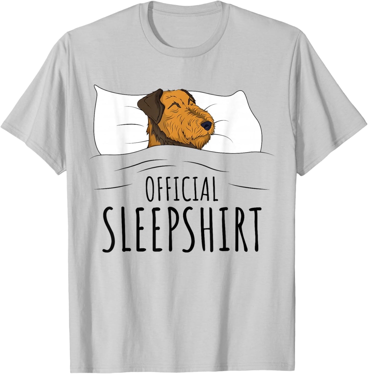 Airedale Terrier Dog Official Sleepshirt T-Shirt - T-Shirt | Ash