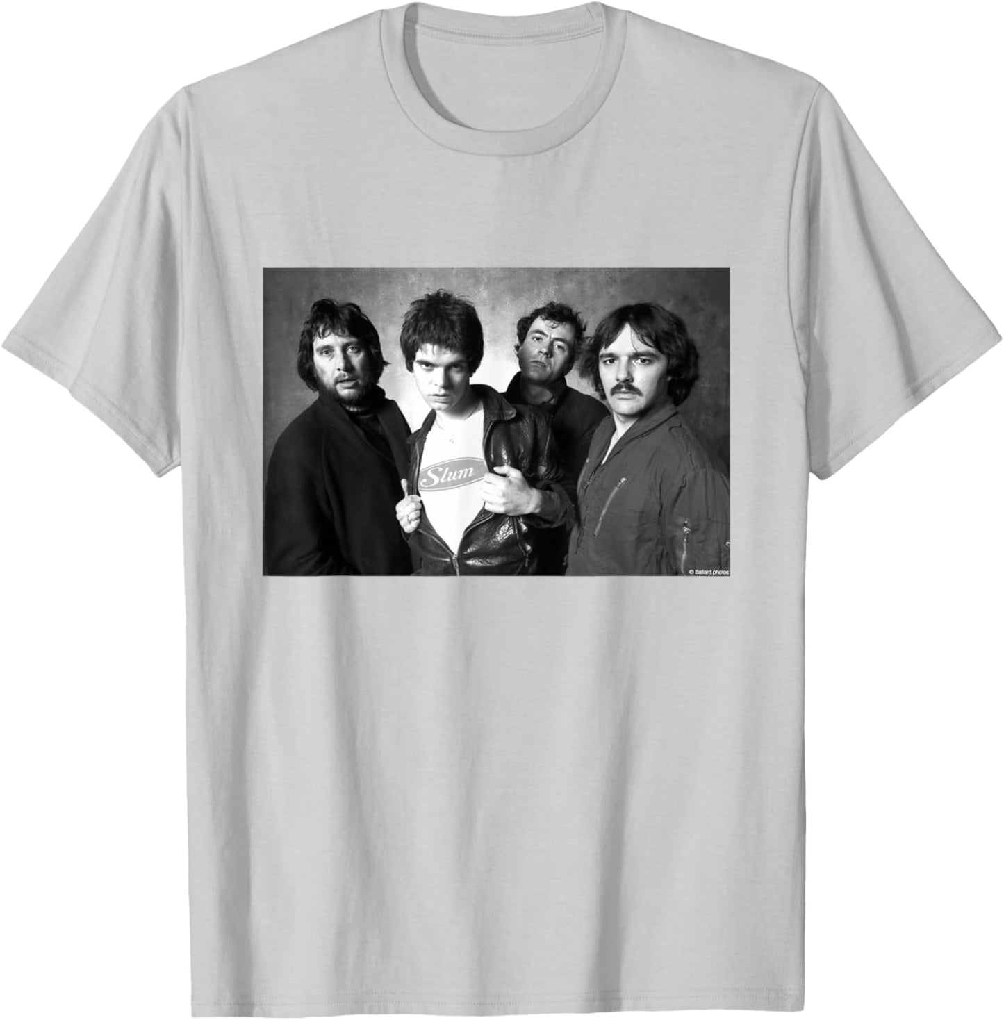The Stranglers 1977 Band Portrait By Allan Ballard T-Shirt - T-Shirt | Ash