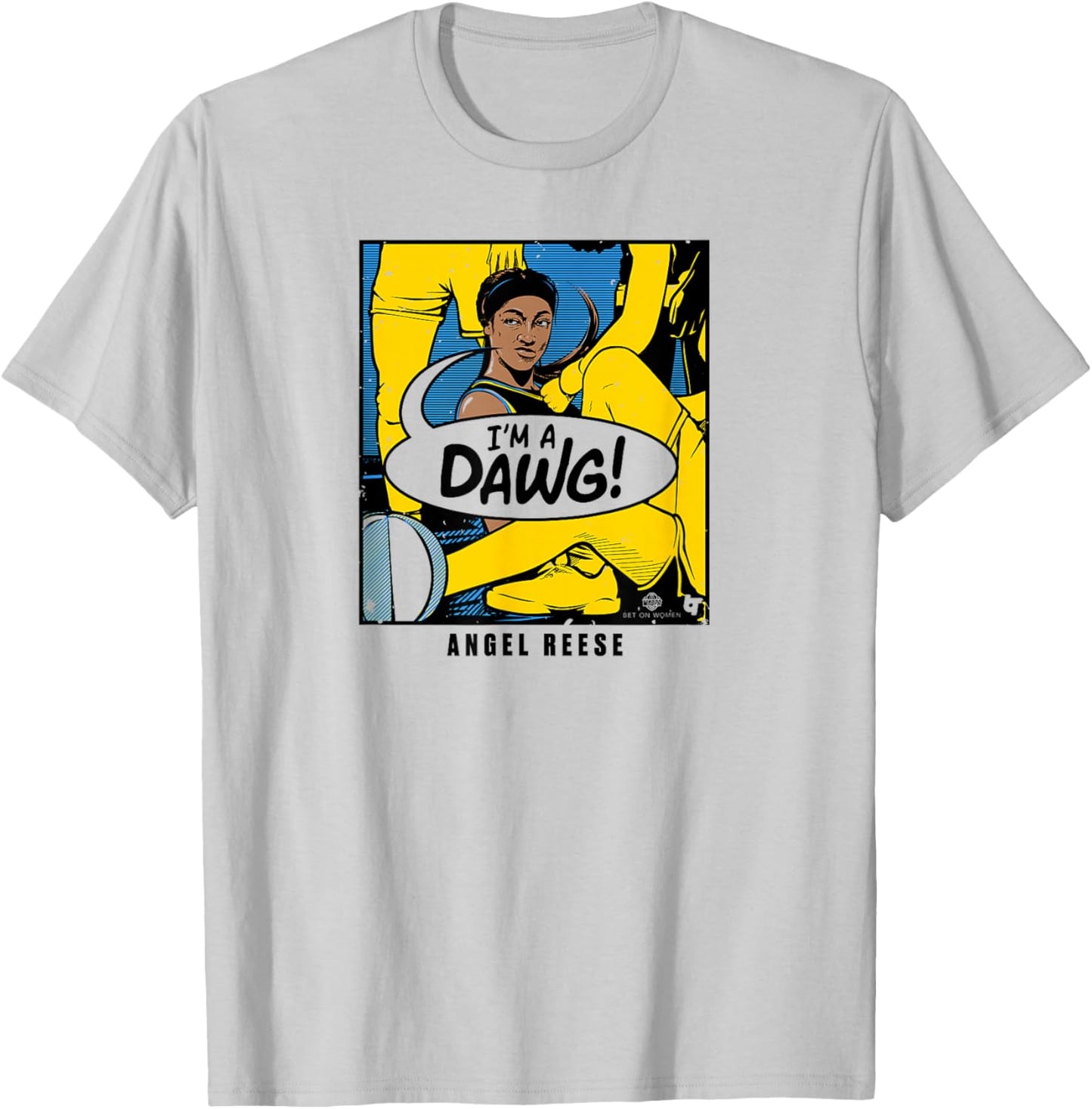 Angel Reese - I'm a Dawg - Chicago Basketball T-Shirt - T-Shirt | Ash