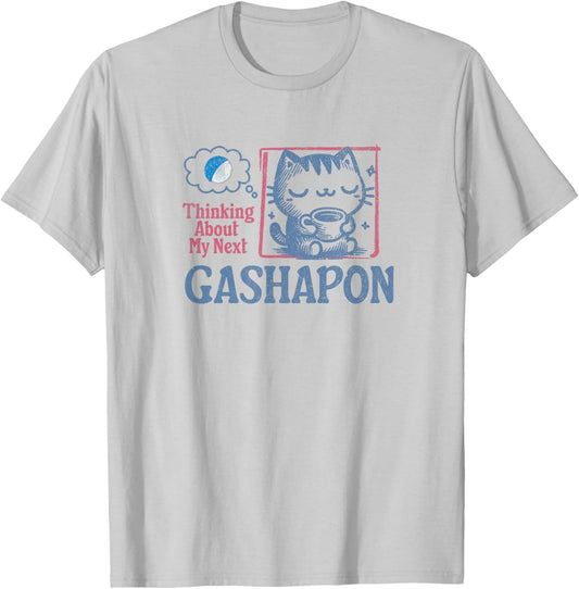 Cute Gashapon Gachapon Toy T-Shirt - T-Shirt | Ash