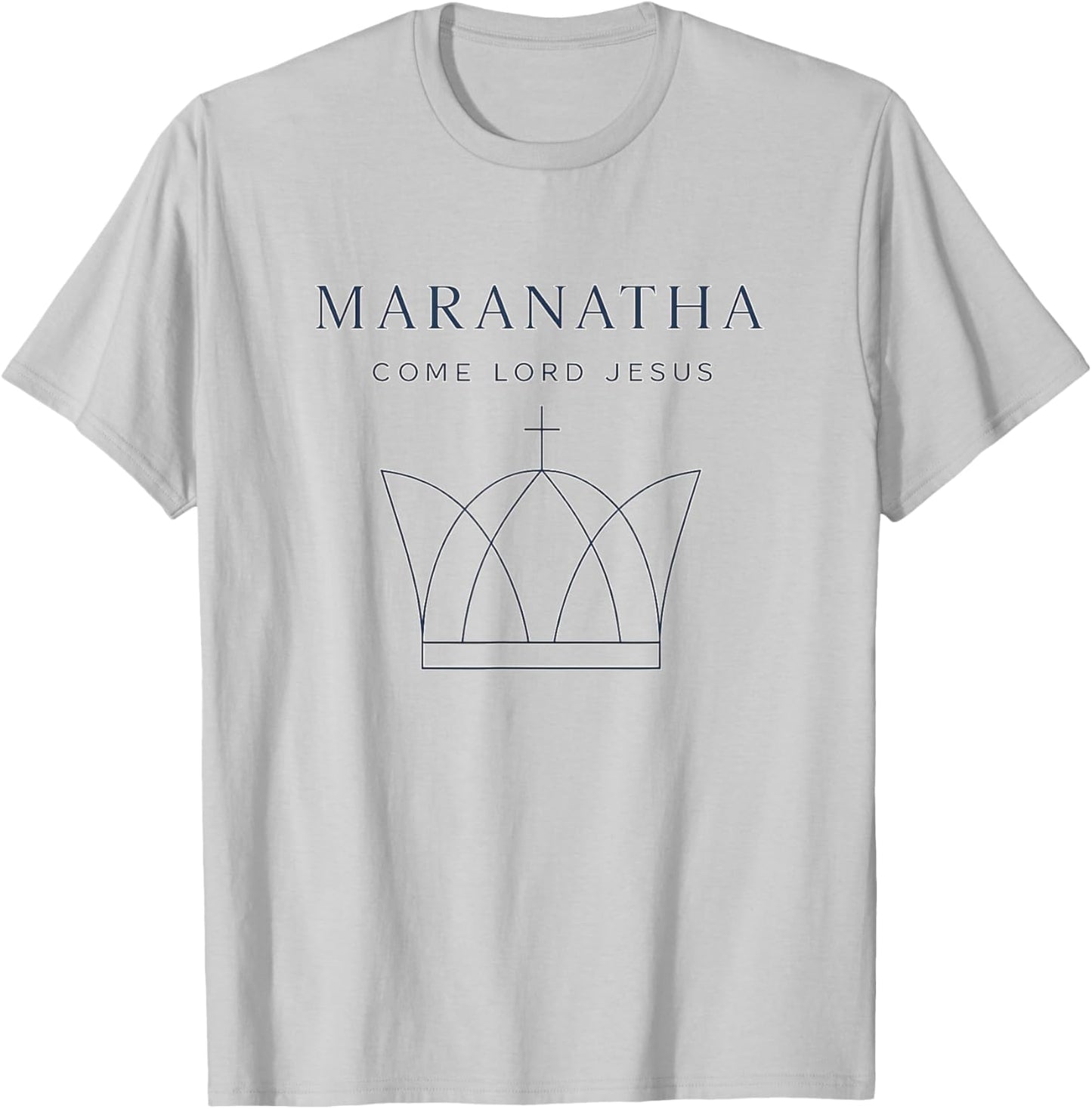 Maranatha Christian Modern Minimalist T-Shirt - T-Shirt | Ash
