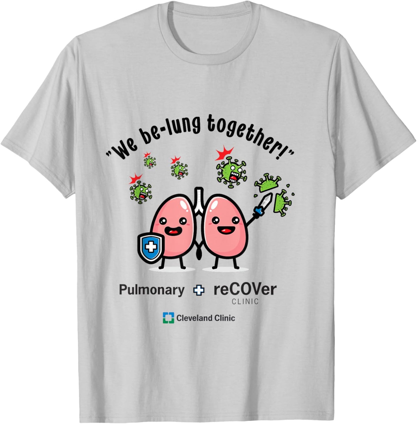 Pulmonary and Recover T-Shirt - T-Shirt | Ash