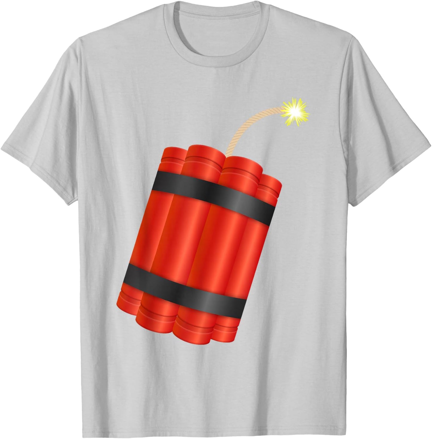 TNT Dynamite Shirt Adult Men Women Kids TNT Dynamite Costume T-Shirt - T-Shirt | Ash
