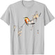 Japanese art style Vintage Ukiyo-e Red bird Cherry blossoms T-Shirt - T-Shirt | Ash