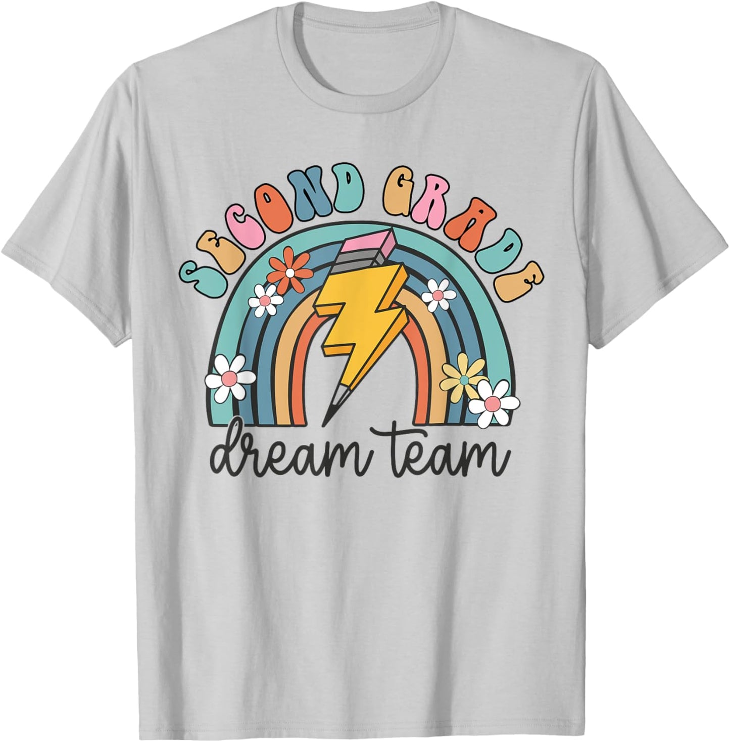 Back To School Second Grade Teacher 2nd Grade Dream Team Women Kids T-Shirt - T-Shirt | Ash