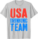 USA Drinking Team Shirt Funny Men Women 4th Of July T-Shirt - T-Shirt | Ash