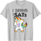 I Survived the SATs Dabbing Unicorn Test Day Exam Education T-Shirt - T-Shirt | Ash